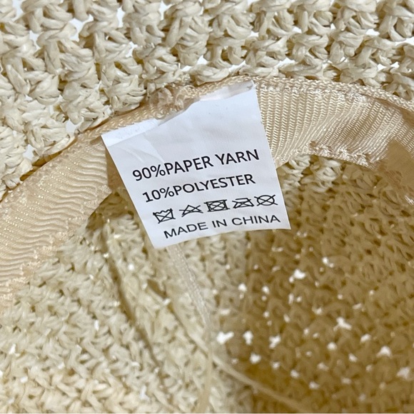 True Love Floppy Straw Sun Hat - Picture 5 of 11